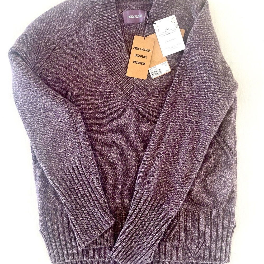 Zadig & Voltaire, from ‘The Royal Clollection’ Exclusive Cashmere Sweater. NWT.